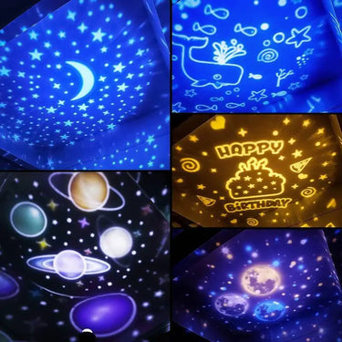 projection au plafond de la chambre d'enfant